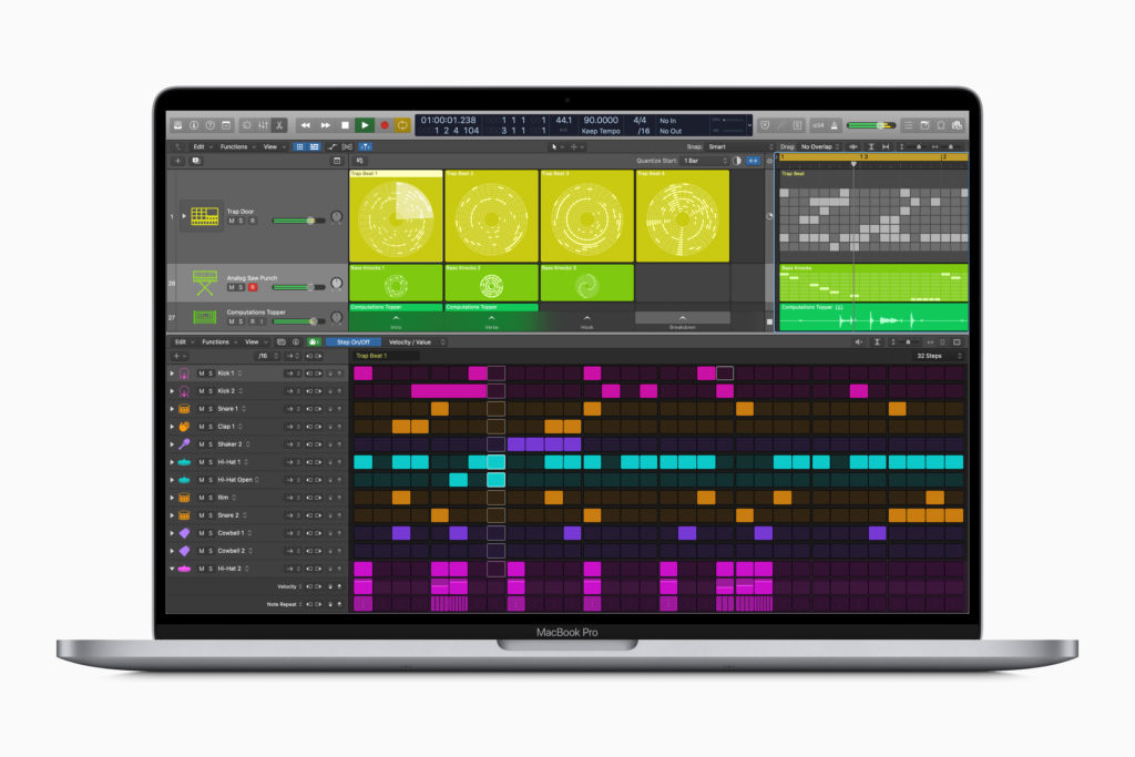 Step Sequencer in Logic Pro X 10.5